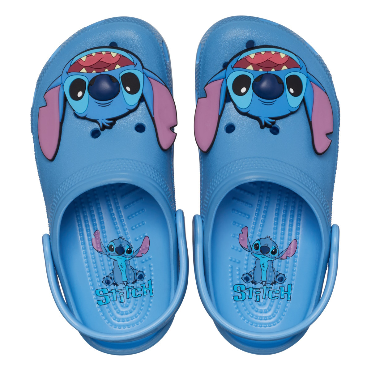 Saboti Crocs Classic Disney Stitch Clog Kids Albastru - Oxygen - imagine 7